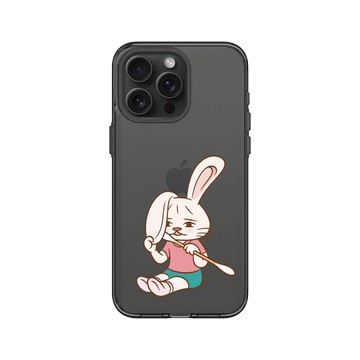 iPhone 15 Pro Max Clear 酷墨灰 - Keigo - Cotton Swab