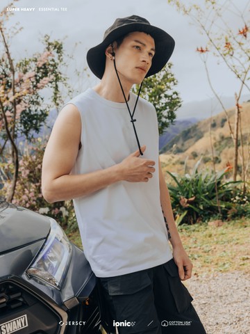 超級重磅寬肩背心｜重磅系列 經典10.9oz｜寬鬆背心款