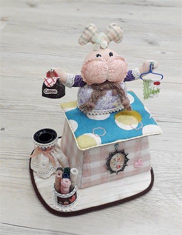 愛手作小兔 造型收納盒