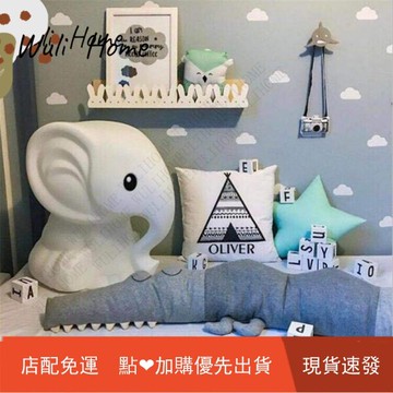 限時特價✨開學禮物ins爆款鱷魚床圍抱枕北美安撫枕圍欄房裝飾陪睡玩偶可愛玩偶熱賣新品