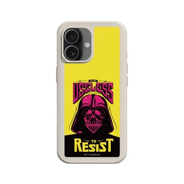 iPhone 17 SolidX 貝殼灰 - 迪士尼-星際大戰 Star Wars - 黑武士-Useless to Resist