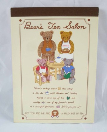 【震撼精品百貨】 Bear's Tea Salon 熊~便條本『咖啡』