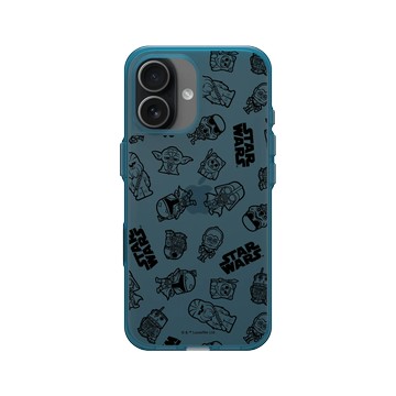 iPhone 17 Clear (相機按鈕) 夜幕藍 - 迪士尼-星際大戰 Star Wars - Pattern 星際大戰-Galaxy