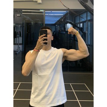 irontrap美式寬松健身背心男運動無袖坎肩純棉T恤上衣訓練衣服夏