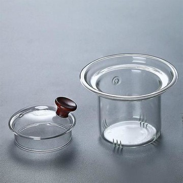 玻璃茶壺配件壺蓋子茶漏玻璃茶壺過濾內膽壺漏茶具配件煮茶壺蓋漏