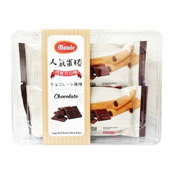 Monde 人氣蛋捲-巧克力口味 210g