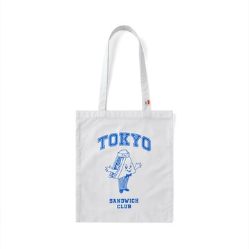 【全館滿額折】 FILTER017® Culture Supply™ 東京三明治俱樂部 B.D.O. 白 棉質托特袋 H8677【新竹皇家】