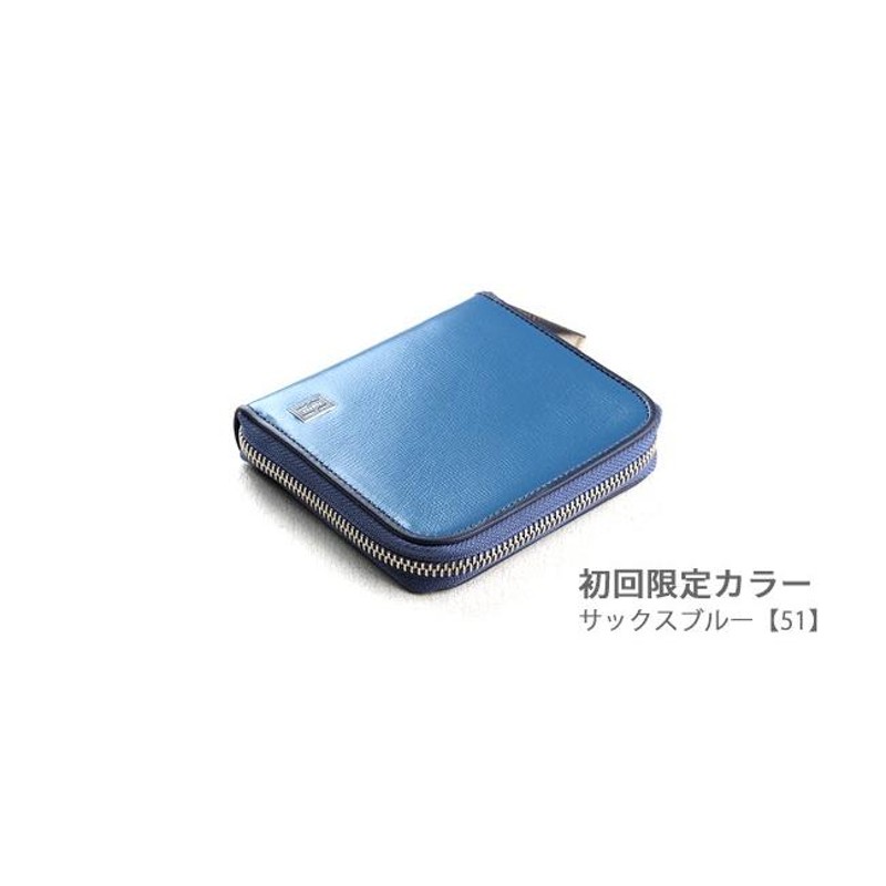 ポーター 吉田カバン／PORTER 財布 ウォレット メンズ 男性 男性用レザー 革 本革 ブラック 黒  179-03868 PLUME WALLET プリュム 二つ折り 小銭入れあり ラウンドジップ ラウンドファスナー