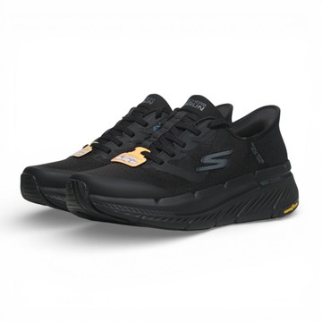 SKECHERS 慢跑鞋 MAX CUSHION PREMIER 2.0 全黑 瞬穿 固特異 男 220526BBK