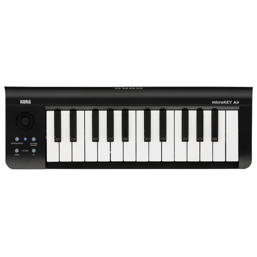 KORG （コルグ） ワイヤレス MIDI キーボード コントローラー Bluetooth DTM プラグイン付属 microKEY2 Air （マイクロキー・エアー） 25鍵盤