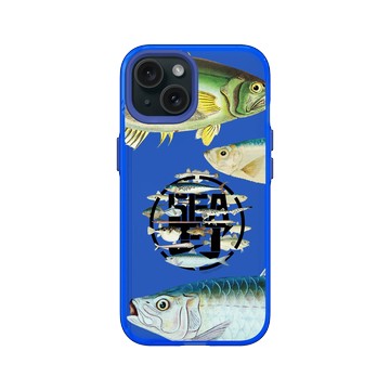 iPhone 15 Clear 激光藍 - KID - 魚群海釣
