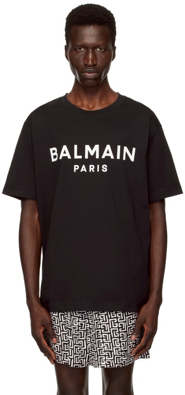 Balmain 黑色 Balmain Paris T 恤