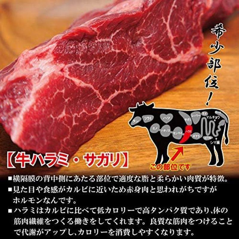 霜降り厚切り牛肉ハラミ500ｇ冷凍 米国産