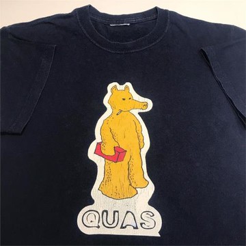 oldschool美式復古卡通簡約長鼻子小豬印花圖案正肩純棉半袖男女