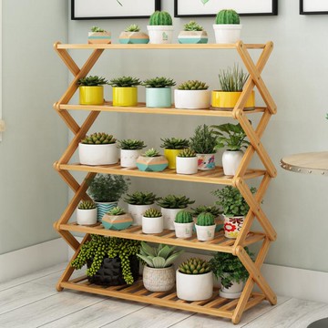 花架子多層室內陽臺客廳置物架落地裝飾多肉綠蘿花盆架實木省空間