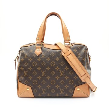 LOUIS VUITTON LV 路易威登 Retiro PM 兩用包 棕色 原花帆布 M40325 【二手名牌BRAND OFF】