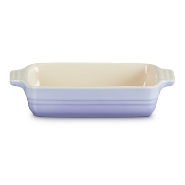 LE CREUSET 瓷器長方烤盤18cm(粉彩紫)