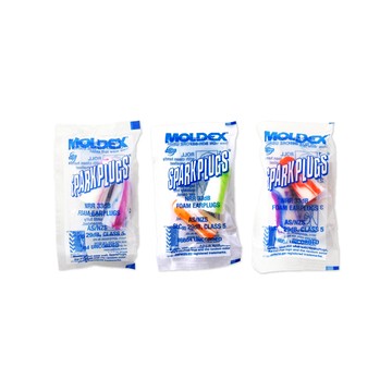 (3包超值組)美國MOLDEX-超柔軟PU慢回彈隔音靜音耳塞-型號6604不挑色炫彩版1對/包