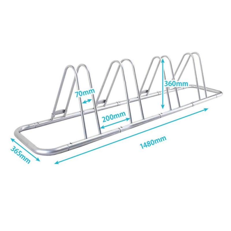 B122_a 2個セット 4台用 自転車スタンド 合計8台収容可 NinoLite ラック 単体での使用可能 斜め収納でスペース節約 店舗や会社で |  LINEブランドカタログ