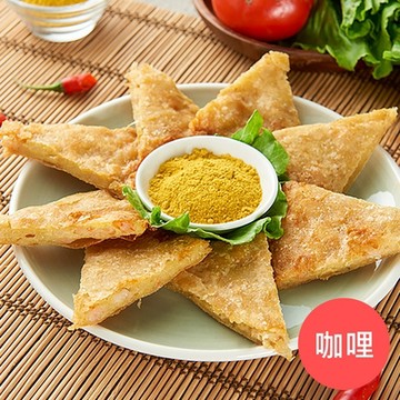 任選-饗福 咖哩月亮蝦餅(240g/片，共5片)