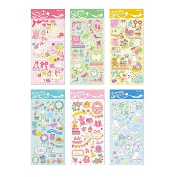 【CHL】原創 日式 夢幻風 少女心 粉嫩色系 甜美 裝飾貼紙 夢幻風貼紙 和紙貼紙