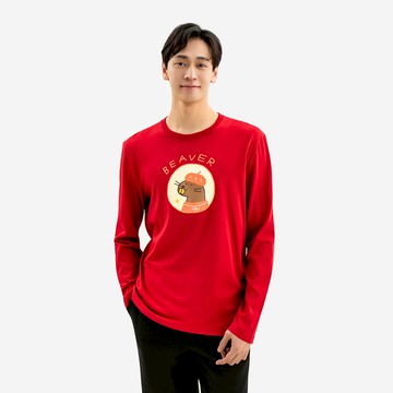 Roots男裝-YEAR OF THE HORSE 長袖上衣