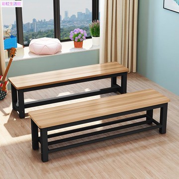 換鞋凳 凳子 長凳 板凳 鞋凳 置物凳 收納凳 長條凳子 鋼木長凳換鞋凳 簡約家用長板凳健身房休息凳更衣室凳子