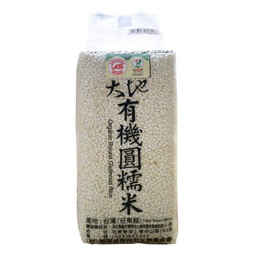 【池上大地】池上大地有機圓糯米1.5公斤(2入)+池上大地有機黑糯米1.5公斤(1入)