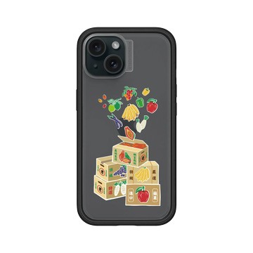 iPhone 15 Mod NX 黑 - 老屋顏 Old House Face - 果菜市場