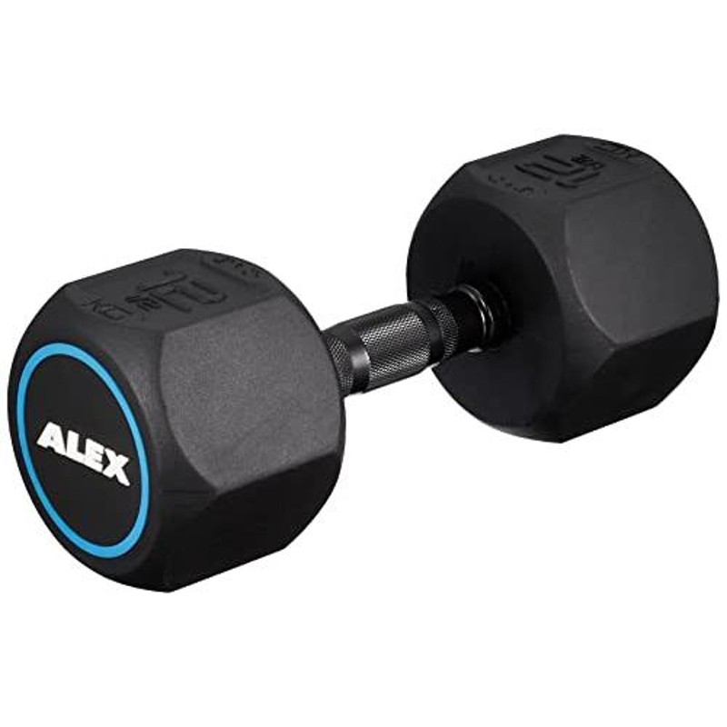 ALEX アレックス ラバーHEXダンベル 12.5kg