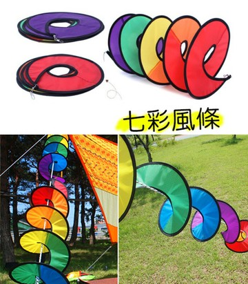 七彩風條彩色風車 /帳篷飾品帳篷佈置帳蓬裝飾 野營露營裝飾 帳篷掛飾 掛繩 庭院裝飾