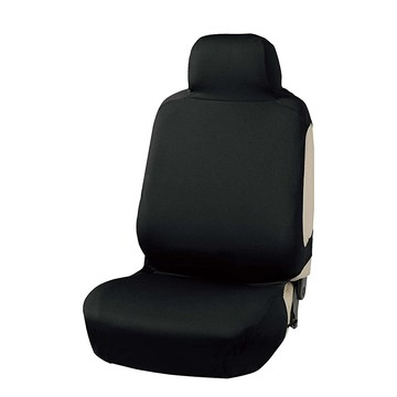 BONFORM 4089-10BK 全罩式抗菌防水防踢椅套-前座 黑色(車麗屋)