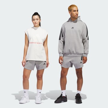 【adidas 愛迪達】 運動短褲 男/女 JD7467