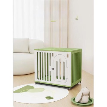 爪墅狗籠子室內家用小中大型犬寵物圍欄狗廁所一體別墅可拆洗狗窩