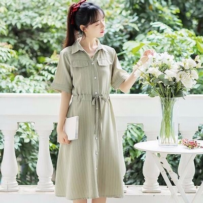 シャツワンピース 大人 Aライン ハイウエスト ボヘミア風 夏ワンピース リゾートワンピ 旅行 海デート 通販 Lineポイント最大get Lineショッピング