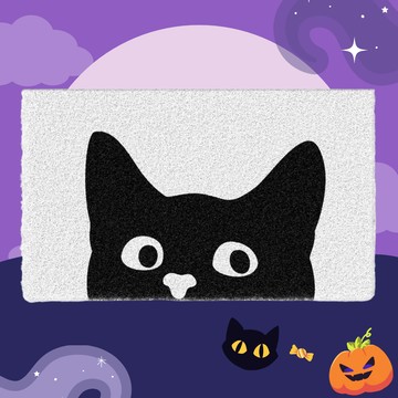 [窩在家]  (預購) 偷看小黑貓刮泥地墊 生日禮物 貓奴 貓