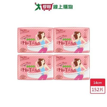 康乃馨律動美人-微香護墊片14cmx38片x2包x2入【愛買】