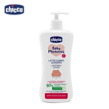 【Chicco】敏弱肌寶貝嬰兒清透潤膚乳液500ml