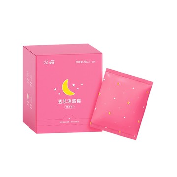 愛康透芯涼感棉夜用型28cm21片隨身包