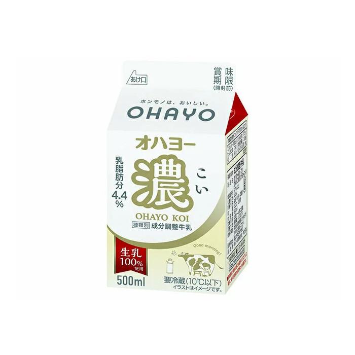 オハヨー乳業 オハヨー濃 (こい) 500ml