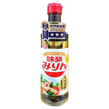 十全 味醂調味料 甘蔗液糖 糯米 米麴  300ml  1瓶