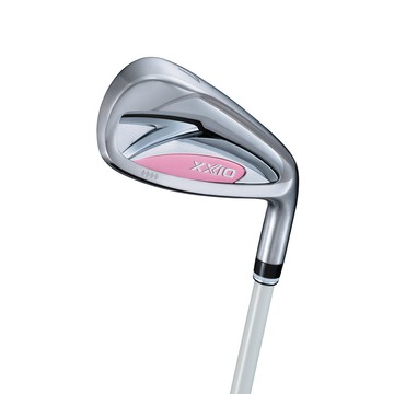 DUNLOP 日本製 新款 XXIO MP1400 白粉色 女仕鐵桿組 碳身6-PAS 7支