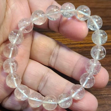 阿賽斯特萊石 膠花水晶 共生礦 手鍊 手環 手珠 10mm 天然 ❤水晶玉石特賣#C464-5