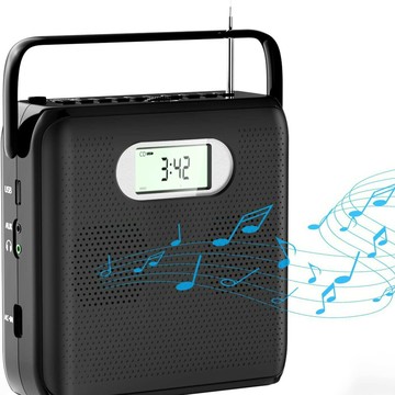 CD機 音響CD機 家用CD播放機 手提式CD播放器，，立體聲耳機，USB，雙立體聲喇叭，收音機