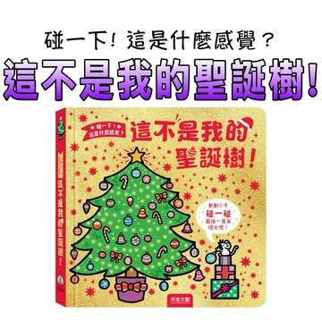 ⭐️新書現貨⭐️［童趣店鋪]  禾流文創 碰一下! 這是什麼感覺？ 這不是我的聖誕樹 燈光觸摸書