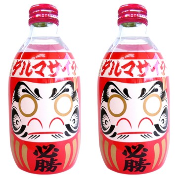 木村飲料 達摩汽水 (紅)  300ml  2瓶