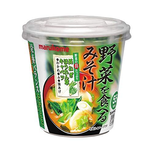 マルコメ カップ 野菜を食べるみそ汁 生みそタイプ 即席味噌汁 1食×6個