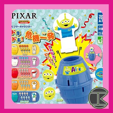 【愛蛋客】現貨 T-ARTS 迪士尼 玩具總動員 迷你海盜桶 危機一發 扭蛋 轉蛋 擺飾 娛樂 全六種