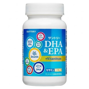 SunTORY 三得利 台灣公司貨 魚油DHA&EPA  415mg  120顆  1罐