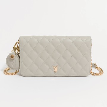 PLAYBOY - 斜側背包 Playful系列 - 灰色